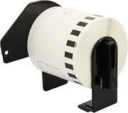 DK22251 DK-22251 Roll 62 mm x 15.24 m Continuous Labels Compatible with P-Touch QL-800 QL-810W QL-820NWB, Red/Black on White
