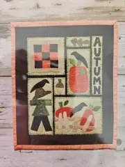 Wooden Spool Designs AUTUMN SAMPLER Woolfelt Wall Quilt Pattern wsd #166