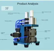 Cable Stripping Machine Pneumatic Stripping Twisting Machine 220V/110V 3F