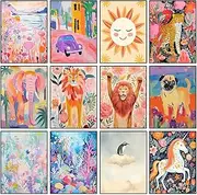Nursery Decor Baby Room Decor Wall Boy Room Decor Safari Nursery Prints On Canvas Cute Animal Pictures Eclectic Wall Art Jungle Theme Nursery Little Girl Boho Wall Decor Forest For Kids Wall Art (12