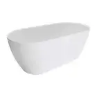 Fienza Kaya 1500 Bathtub Freestanding Lightweight Resin Stone Bath Tub Matte Whi