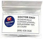 Doctor Easy Economy/Bulk Elephant & Rhino Replacment Tips, Bag of 25