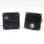 Acoustic Guitar Pickup ISYS Fender Onboard Preamp 3 Bands EQ Bass Middle Treble with Tuner Volume for Classcial Guitar F ISYS