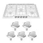 5-Pack Upgraded 5304525746 Gas Cooktop Burner Knobs for Frigidaire Stove, Gas...