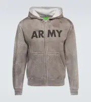 [NotSoNormal] NotSoNormal Army cotton jersey hoodie AU 87 grey