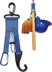 Kbnuetyg Baseball Dugout Organizer - Hat Rack Holder, Hat Rack Holder | Hat Rack Baseball Gear Hook, Gear Hanger Bat Hangers Portable Fence Hooks for Bats, Hats, Gloves, Backpack, Sports Equipment