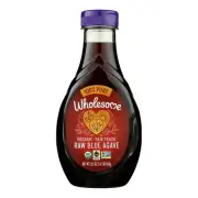 Wholesome Sweetener Low Glycemic Organic Raw Blue Agave - 23.5 oz (Pack of 6)