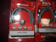 These are Helios 3Ft. RCA interconnects Gold Plated braided jackets.