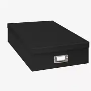 Mega Memory Keeper Box, Black, 14.75" x 13" x 3.75"