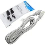 HQRP White AC Power Cord for Sony KDL-40VE5 KDL-40Z4100 KDL-40VL160 KDL-40W4100