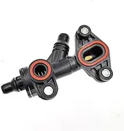 17217599546 Engine Coolant Thermostat with Housing Assy for BMW 535I 640I 740I 172117638681 17217638678 17217599546 2009-2015