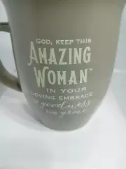 AMAZING WOMAN COFFEE MUG. MUG. NUMBERS 24-25 SCRIPTURE MUG. B341