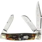 ROUGH RYDER Stockman Cinnamon Stag Folding Knife