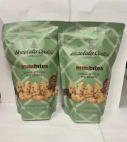 Honolulu Cookie Co. Mini Bites Chocolate Chip Macadamia Shortbread 16oz Bag x2