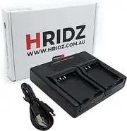 [HRIDZ] BLK22 Battery Charger Type C Dual Channel USB Charger for Panasonic Lumix BLK22 BLK22E DC-S5 DC-S5 II DC-S5 IIX GH5 II GH6 S5II S5M2 GH5M2 Batteries