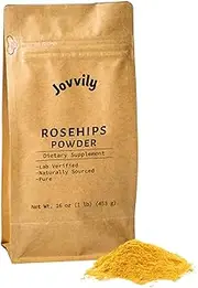 Jovvily Rosehips Powder - 1lb - Cardiovascular - Inflammation - Antioxidants*