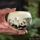 150ml Chinese Retro Handmade Tea Set Ceramic Teacup Kitchen Accessories