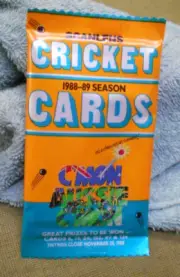 #UU. FORTY-EIGHT(48) UNOPENED 1988-89 SCANLENS CRICKET FOIL PACKS
