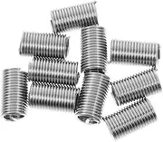 10pcs Stainless Steel Screw Thread Inserts for Thread Repair and Reinforcement Stainless Steel Wire Screw Sleeve Thread Repair Sleeve