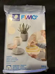 New Sealed STAEDTLER FIMOair Basic Air Drying Modeling Clay 500g White