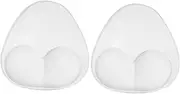 [VALICLUD] 1 Pair Push up Bra Pads Inserts Silicone Inserts Waterproof Silicone Bra Cups