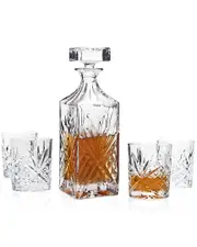 Godinger Wales 5Pc Whiskey Set