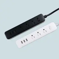 在飛比找松果購物優惠-【GOSHOP】小米 延長線 3孔 USB 2A ｜送轉接頭