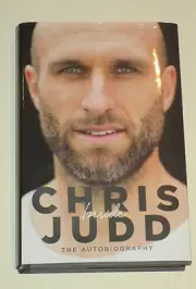 Chris Judd (Carlton & West Coast) signed Autobiography/Book + COA & Photo proof
