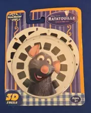 SEALED RARE Disney Disney's Pixar Ratatouille The Rat Chef view-master 3 Reels