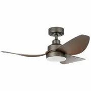 Eglo Torquay 42" DC ABS 3 Blade Ceiling Fan with 20W LED Light & Remote-Oil Rubbed Bronze