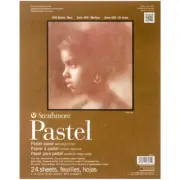 Strathmore 403110 Assorted Color Pastel Paper Pad 11"X14"-24 Sheets