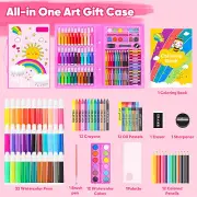 Valentine Gift for Kids-139-Pack Drawing Kit Painting Art Set Art Kits Gifts Box