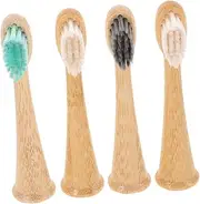 Ipetboom Bamboo Electric Toothbrush Heads Replacements 4 Pack Compatible Hx6730 Series