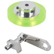200mm Aluminum Polyurethane Industrial Encoder Wheel Measuring Wheel with1132