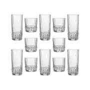 Bormioli Rocco 12pc America '20s Glassware Set - 370ml, 490ml