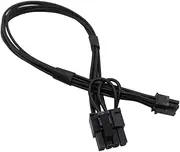 Mini 6 Pin to 8 Pin (6+2) PCI Express Video Card Power Adapter Cable for Apple Mac Pro Tower/Power Mac G5 14-inch(35cm) (Pack of 2) COMeap
