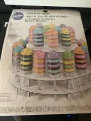Wilton - 26 Two Tier Treat Pops Stand Display Made of Cardboard Brand NEW SEALED