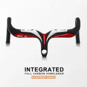 Carbon Road Bicycle Integrated Handlebar 400/420/440mm Bicycle Accessories