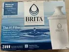Brita Standard Water Filter Replacements for Pitchers and Dispensers 3 Count