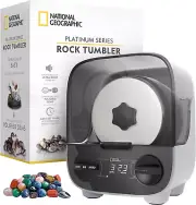 NATIONAL GEOGRAPHIC Professional Rock Tumbling Kit - Patent-Pending Rock Poli...