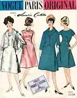 1960's VOGUE Misses' Dress&Jacket Castillo w/Label Pattern 1133 Size 14 UNCUT
