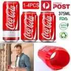 1-4X Hide A Beer Can Cover Sleeve Silicone Coke Case Stubby Cooler Sleeves 375ml
