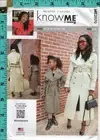 "Girls' & Misses' Trenchcoat" ©2024 Know Me Beaute' J'Adore Pattern ME2070 7-14