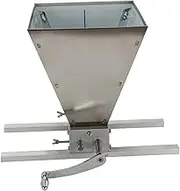 Manual Grain Grinder, Adjustable Malt Mill, Stainless Steel Home Brewer Milling Machine, Manual Grain Mill, Malt Corn Machine