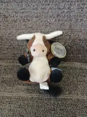 1998 Coca Cola Bean Bag Plush Vaca the Long Horn Cow #0227 RARE