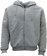 [FIL] Winter Mens Womens Unisex Zip-Up Hoodie w Sherpa Fur Thick Hooded Jacket Jumper