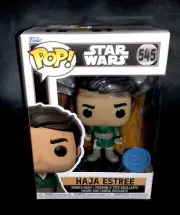 NEW! Funko POP! Animation Star WARS BOBBLE-HEAD "Haja Estree 545" NIB