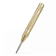 New 5 Automatic Center Pin Spring Loaded Marking Starting Hole Tool Gold