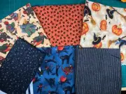 Quilters Fabric Bundle 9.3 yards Halloween Theresa Kogut SSI, Northcott, Mumm