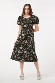 Julia Floral Midi Dress